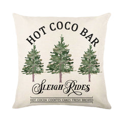 Christmas Snowflake Pillow Covers for Sofa and Bed Decor