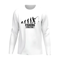 Fishing Evolution Men Long Sleeve Shirt