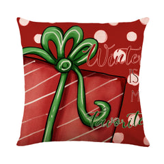 Christmas Snowflake Pillow Covers for Sofa and Bed Decor