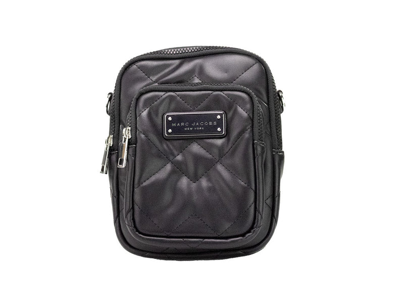 Marc Jacobs Pillow Small Black Quilted Leather Crossbody Bag